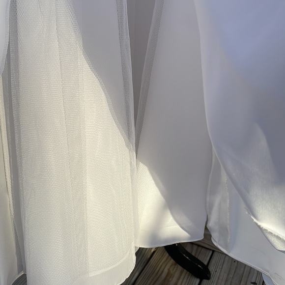 EUC- David's Bridal Flower Girl Dress Size 12 - Picture 11 of 14